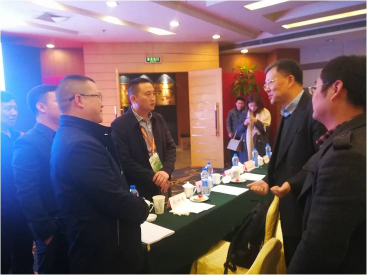 中恒远态在上海厕博会与北京科技大学李子富教授交流